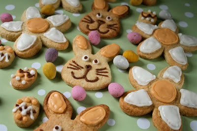 easter cookies with paté sablée