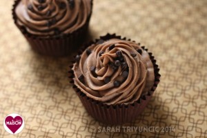Bailey’s Cupcakes with Chocolate Bailey’s Buttercream Icing