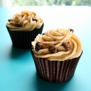 Daim Bar Cupcakes with Dulce de Leche