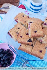 Blackberry Blondies (Gluten Free)