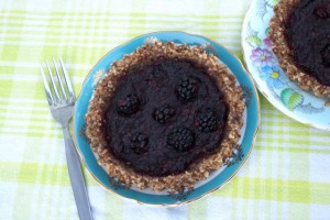 Gluten free blackberry tart by Snog