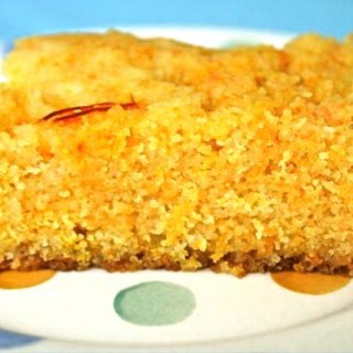 Saffron Orange Polenta Cake Recipe