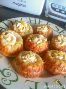 Honey and Lemon Popovers final with cream cheese filling