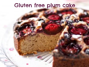 Gluten free plum cake