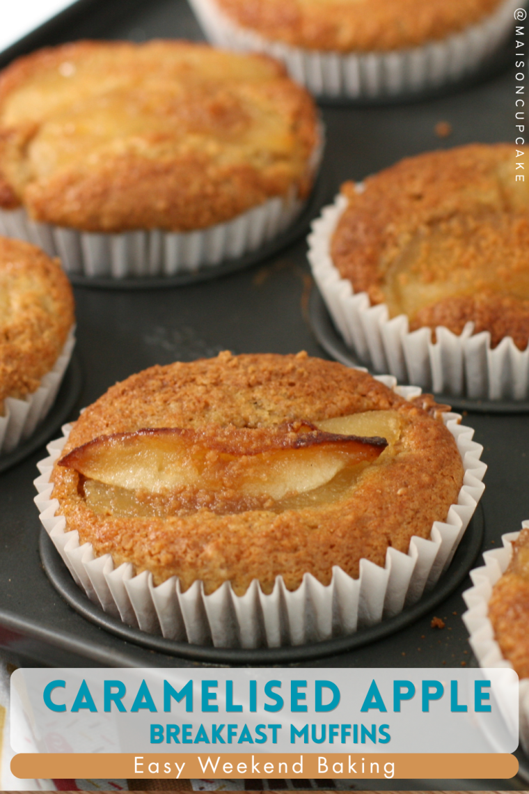 Caramelised Apple Muffins Pinterest