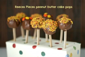 Reeces peanut butter cake pops