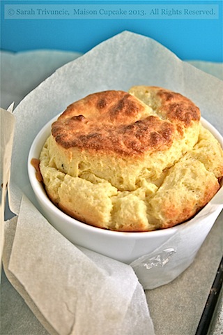 goats cheese souffle