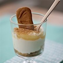 Easy Quark Lemon Cheesecakes With Biscoff Biscuits