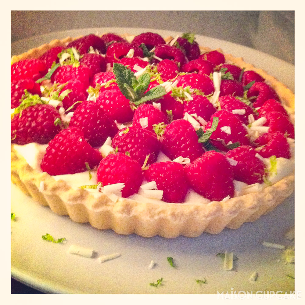 Quick Raspberry Tart With Cheats Creme Patissiere