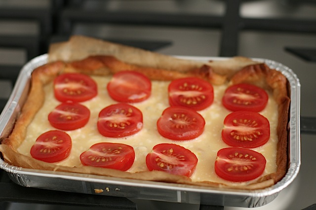 Boursin Quiche with Tomato