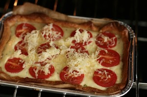 Boursin Quiche with ready-made shortcrust pastry