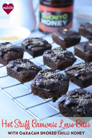 Gluten free brownies with chilli