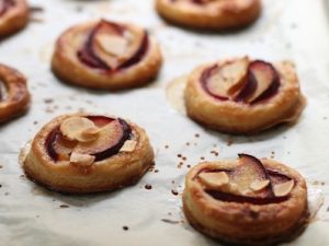 Plum and Almond Galettes