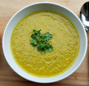 carrot & coriander soup 