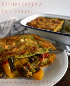 Roasted Mediterranean Feta Lasagne