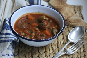 Vegetarian Meatball Stew