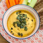 Canellini Bean Dip With Butternut Squash and Pumpkin Seeds