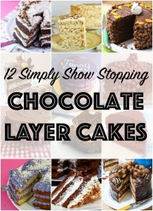 12 chocolate layer cakes: We Should Cocoa piles on the layers