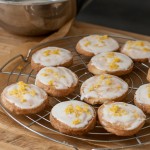 Easy to make slice and bake cookies with lemon icing - step by step