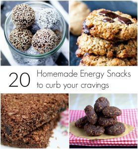 Eating for energy: 20 carb loading snacks
