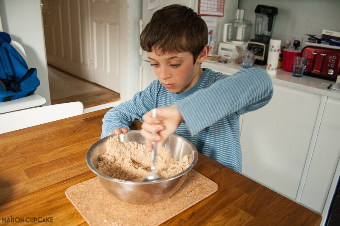 Dorset Apple Cake - baking with kids