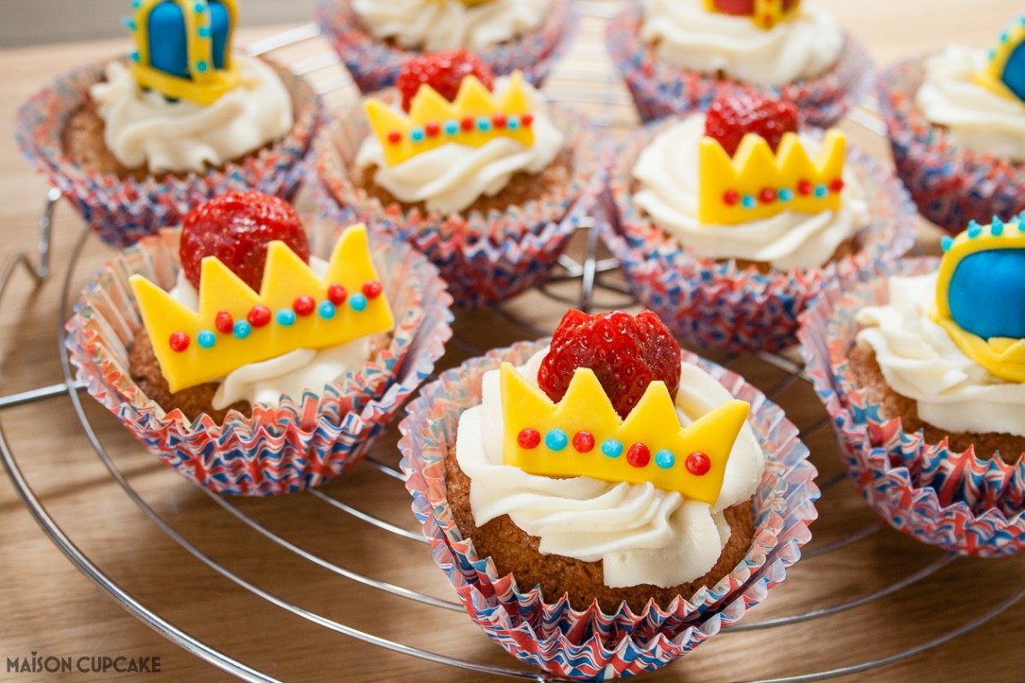 Queen's Birthday Cupcakes - Maison Cupcake