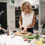 Robert Welch knives event demo making chopped salad