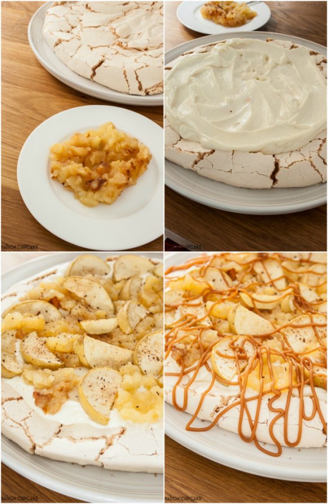 Sticky Toffee Apple Pavlova Maison Cupcake