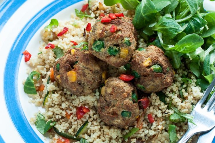 How to make Veggie Balls with Warm Salad IKEA Style
