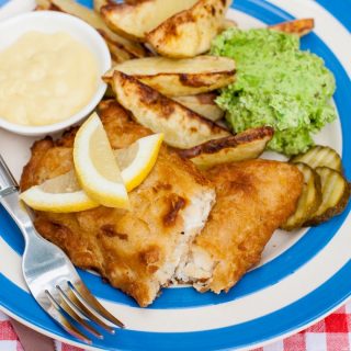 How to Make Lower Calorie Chip Shop Fish Supper At Home