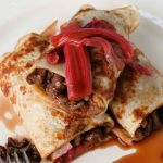 Spicy Pork Pancakes with Rhubarb Recipe