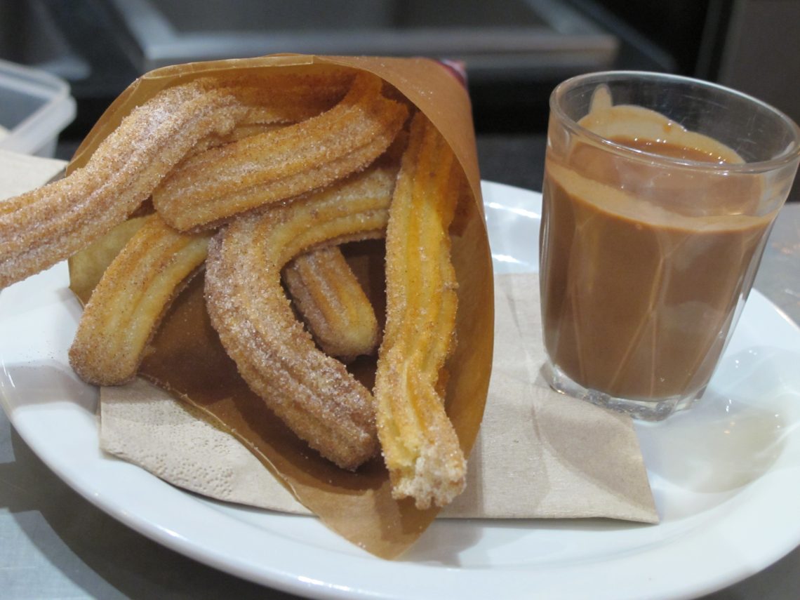 Tapas Revolution Churros with Chocolate Sauce
