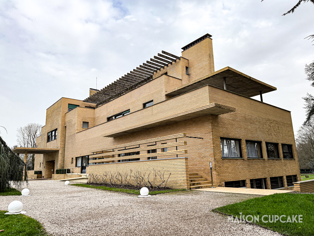 Modernist exterior of Villa Cavrois designed by Robert Mallet-Stevens.