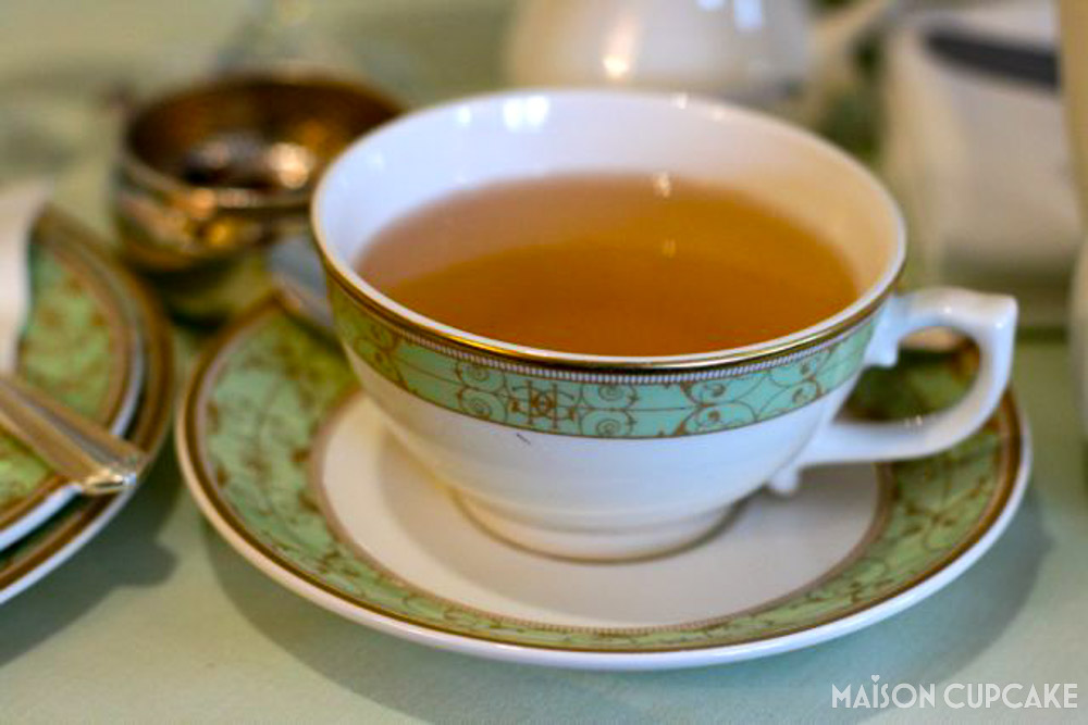 Chocolate Afternoon Tea by Paul A Young at Grosvenor House Marriot Hotel - chocolate infused tea