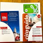 Wallet containing Lille City Pass, map and guide