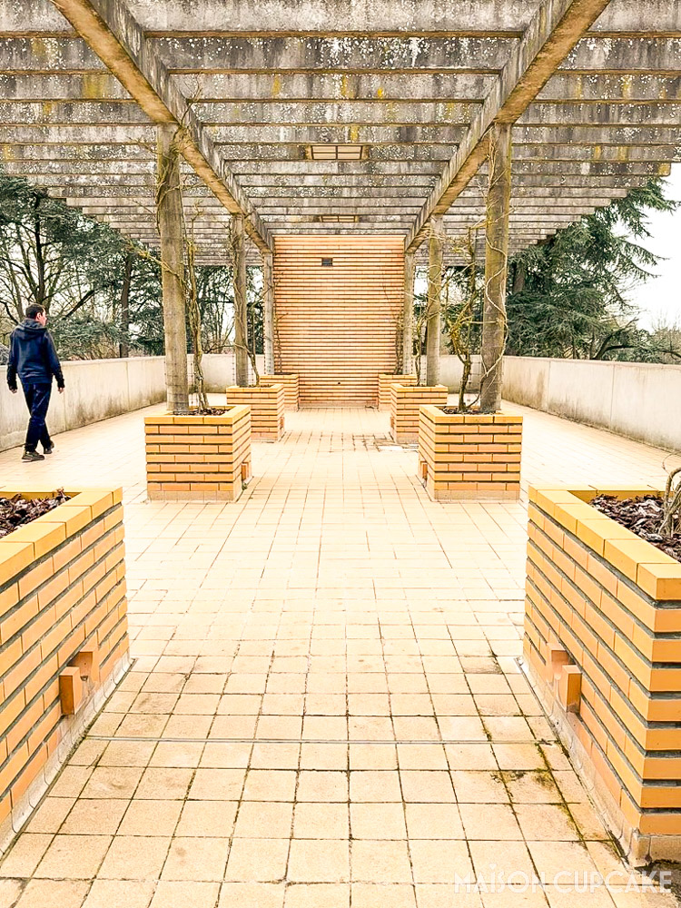 Upper Roof terrace at Villa Cavrois, modernist design icon near Lille